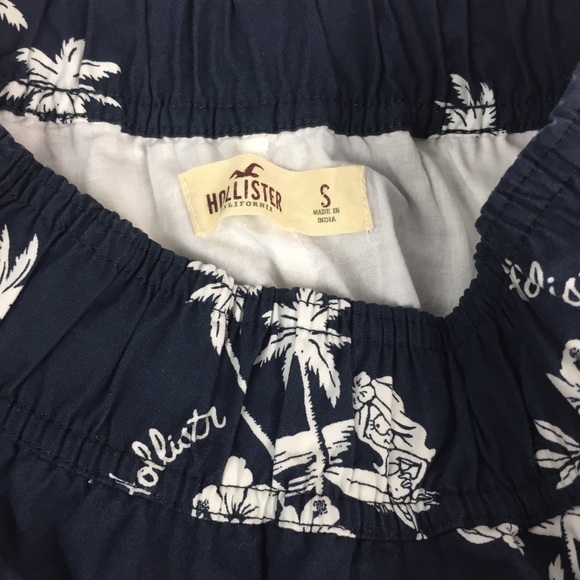 Hollister Navy White Girls Circle Skirt Sz Small - Picture 4 of 4